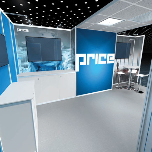 3D Trade Show Booth Render