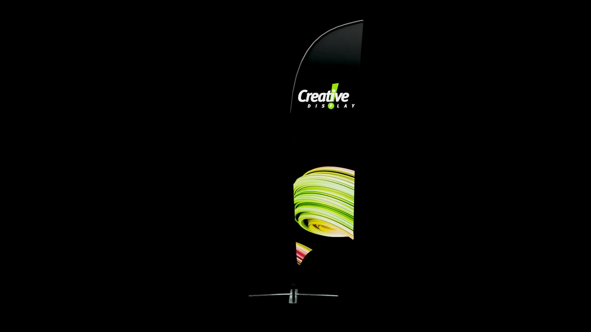 Curved Flag