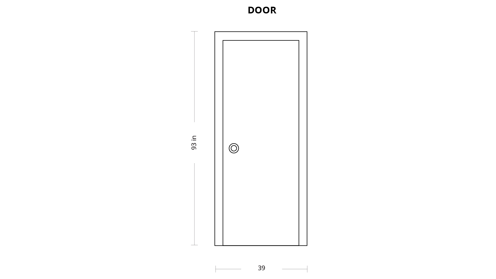 Evolution Full Width Door
