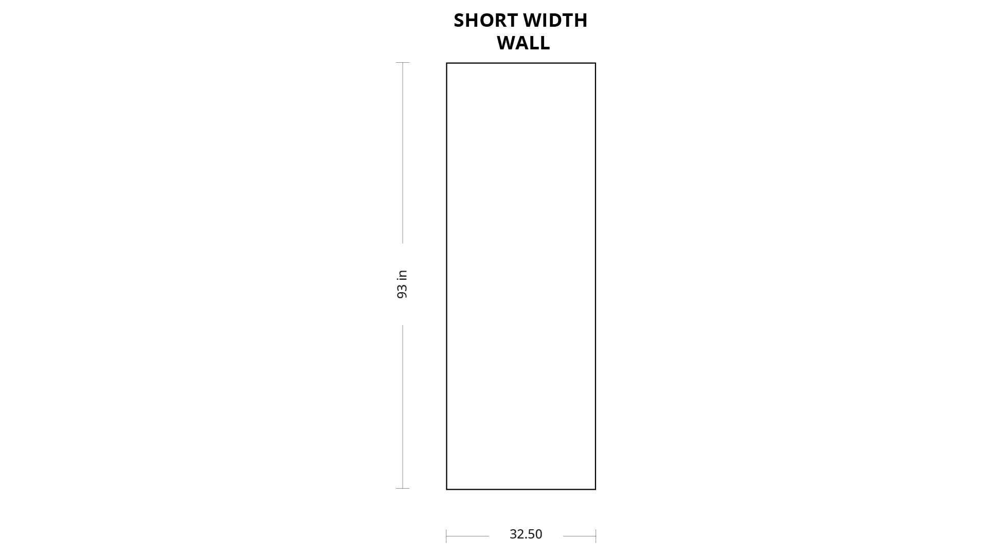 Evolution Short Width Wall