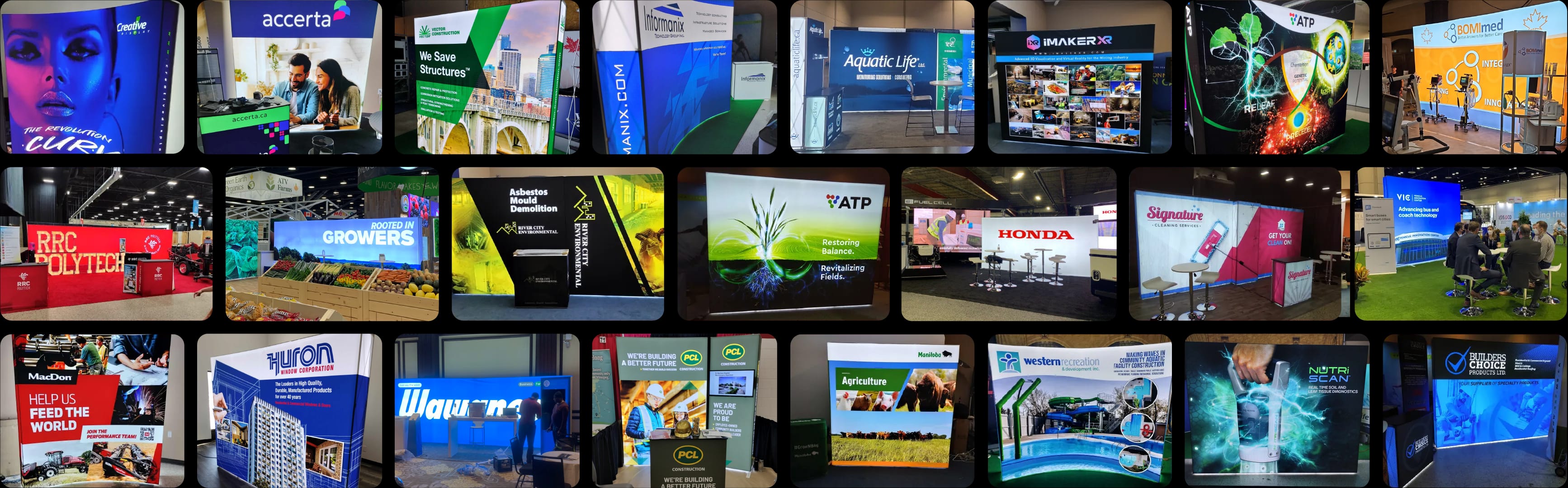 Backlit Displays for Trade Show from Creative Display
