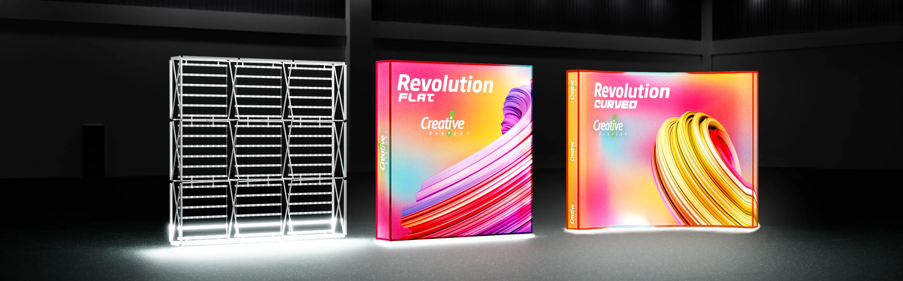 The Revolution Backlit Pop Up Hero Image