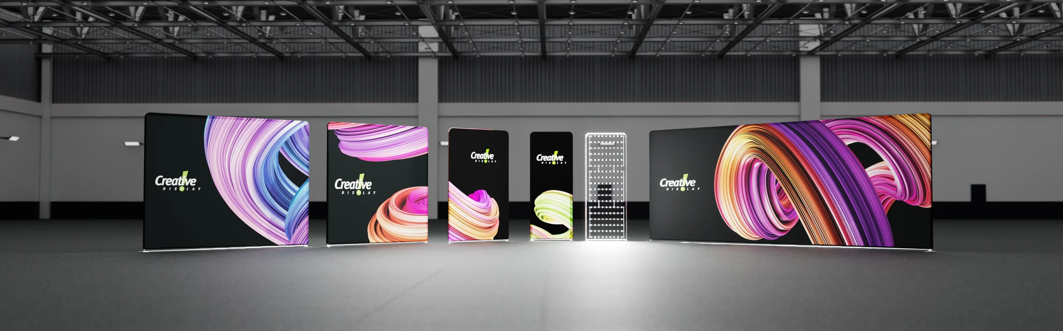 QuickTube Lite Backlit Displays Hero Image