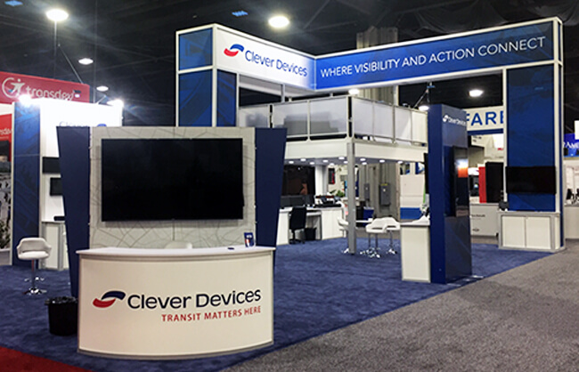 Winnipeg Trade Show Booth - Clever Devices - APTA