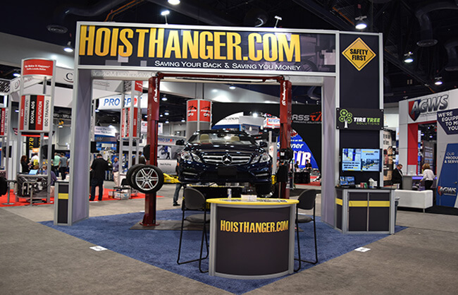 Vancouver Trade Show Booth - Hoist Hanger