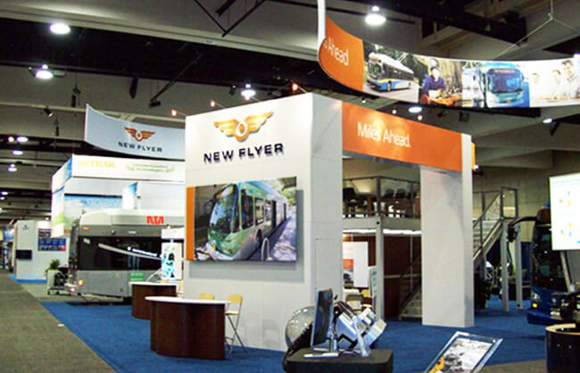 Winnipeg Trade Show Booth - New Flyer Industries
