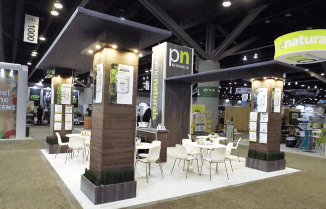 Vancouver Trade Show Booth - Prairie Naturals
