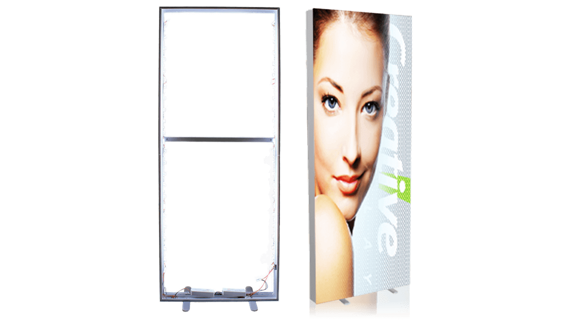 Backlit Box Stand - Fabric Display